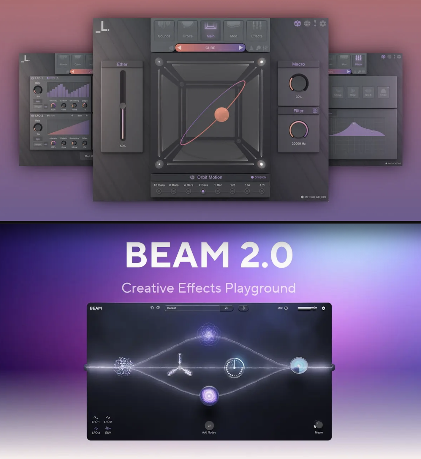 Lunacy Audio Cube + Beam 2.0 (all add-on effecs)